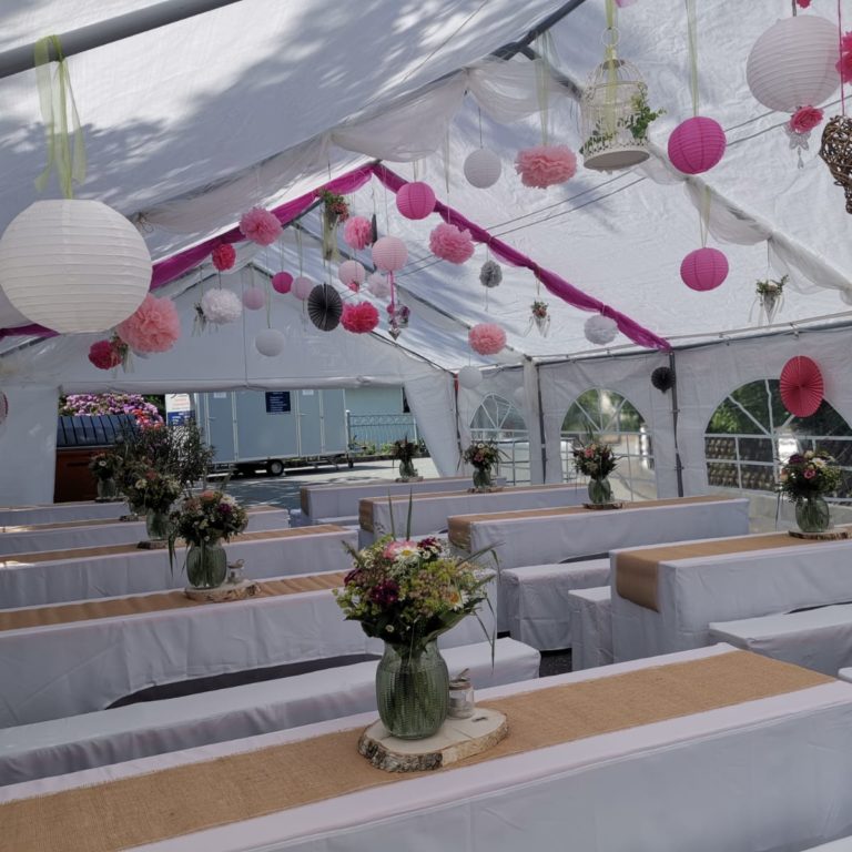 Partyzelt Hochzeitsdeko Zeltverleih & Eventmanagement Biersack